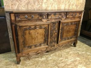 Prestigiosa Credenza Provenzale in Noce - Restaurata (in corso d'opera)_car 1448